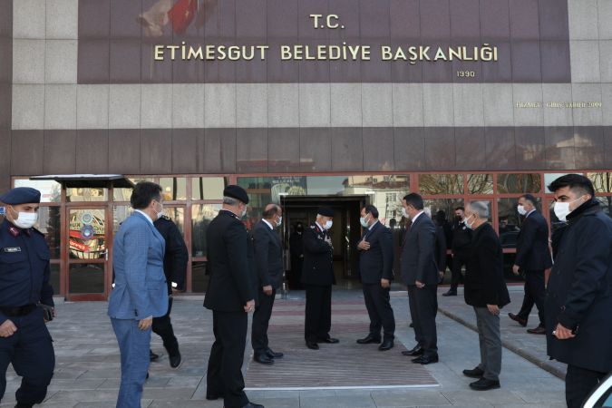 Jandarma Genel Komutanı Arif Çetin' den Etimesgut Belediyesi' ne Ziyaret 2