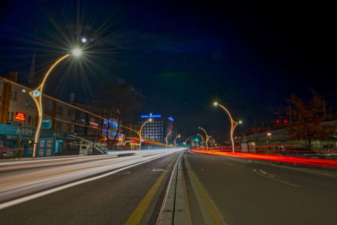 Mamak Caddeleri Işıl Işıl aydınlatılıyor 6