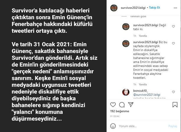 Survivor Emin’in Diskalifiye Sebebi Ortaya Çıktı! Sakatlıkla Hiçbir Alakası Yok! Ettiği Küfürler Sonu Oldu! 3