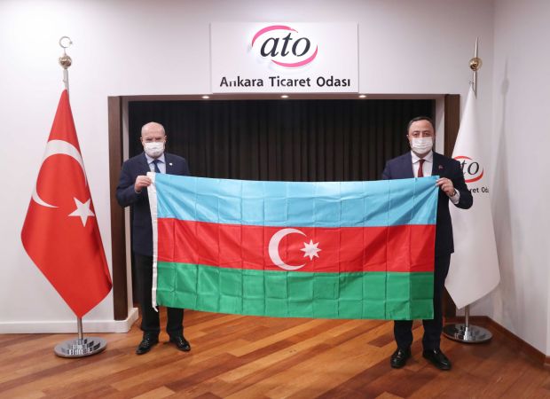 Azerbaycan Yükseliş Partisi’nden ATO Başkanı Baran’a Ziyaret 1