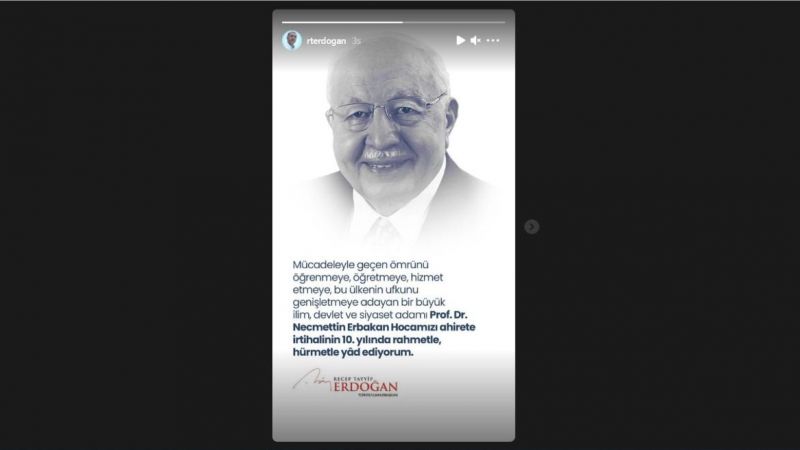 Cumhurbaşkanı Erdoğan'dan Duygusal Paylaşım! Instagram Hesabından Paylaştı! 1