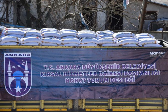 Ankara'da Kırsal Kalkınma Projesi Sürüyor: Nohut Tohumu Desteği Başladı! 34