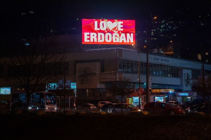 Saraybosna'dan "Love Erdoğan" mesajı 5