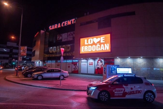 Saraybosna'dan "Love Erdoğan" mesajı 6