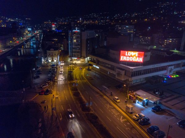 Saraybosna'dan "Love Erdoğan" mesajı 9