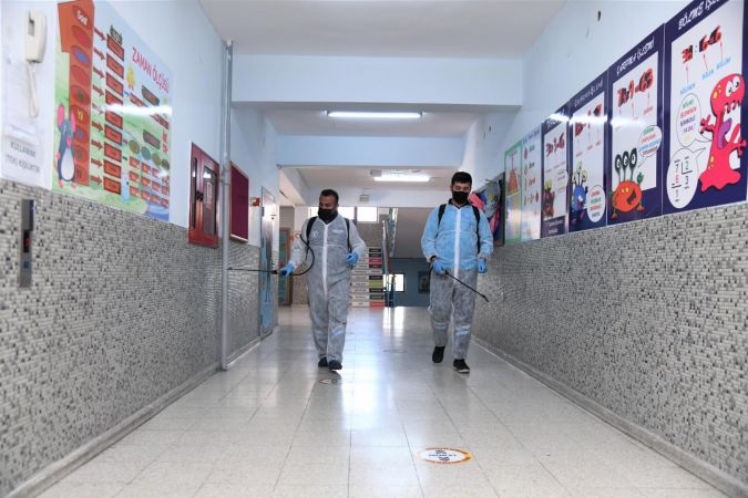 Pursaklar'da Okullar Öğrenciler İçin Hazırlandı 4