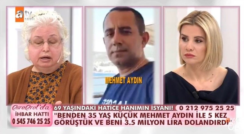 Esra Erol’da 69 Yaşındaki Kadın Kendisinden 35 Yaş Küçük Adam Tarafından Dolandırıldı! Evlenme Vaat Etti 3,5 Milyon Para Aldı! Mağdur Kadının İsyanı Tüm Türkiye’de Yankılandı… 1