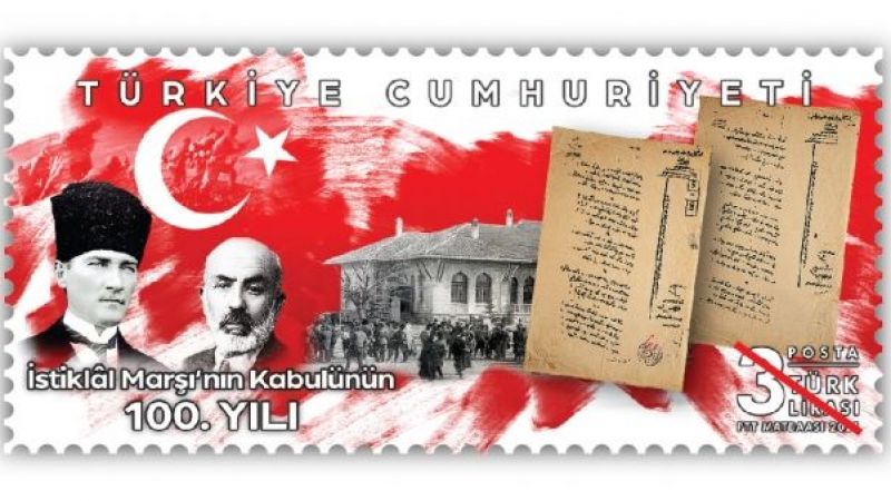 PTT'den Anlamlı Hatıra Pul! 100. Yıl'da Cumhuriyet ve Mehmet Akif Mesajı! 1
