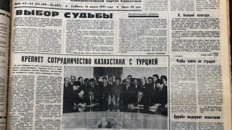 30 Yıl Önce Bugün Kazakistan İlk Uluslararası Anlaşmasını Türkiye İle İmzaladı 4