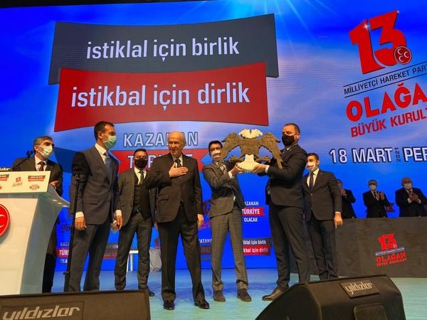 MHP Genel Başkanı Devlet Bahçeli, partisinin 13. Olağan Büyük Kurultayı'nda konuştu 12