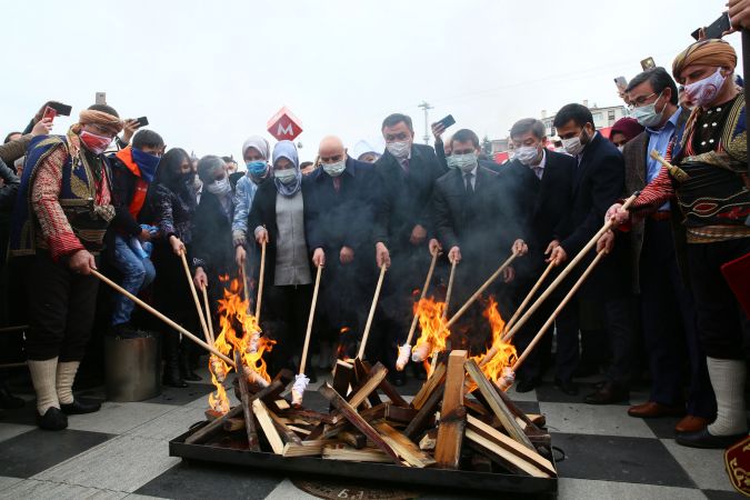 Nevruz Ateşi Keçiören’de Yakıldı! 1