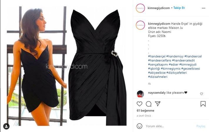 Hande Erçel Adeta Para Basıyor! Siyah Mini Elbisesiyle Önce Sosyal Medyayı Sonra Cepleri Yaktı! Sadece Bir Parça Tamı Tamına… 3