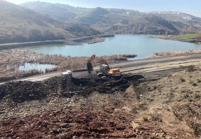 Ankara'da Köselik Göleti Mesire alanı için iş makineleri seferber oldu 3