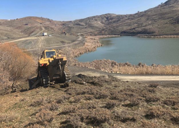 Ankara'da Köselik Göleti Mesire alanı için iş makineleri seferber oldu 5