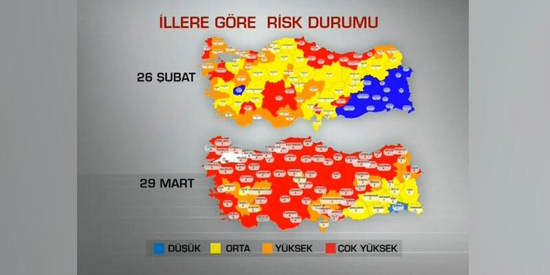 Ankara Koronavirüs Salgınında Risk Haritası Yasakları Değiştirdi! Artık Serbestlik Dönemi Yok! Sadece O İller... 2