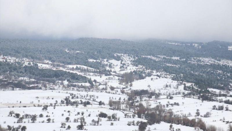 Kar Yağışı Köylere Ulaşımı Etkiliyor! 13 Köy Yoluna Ulaşım Sağlanamıyor 1