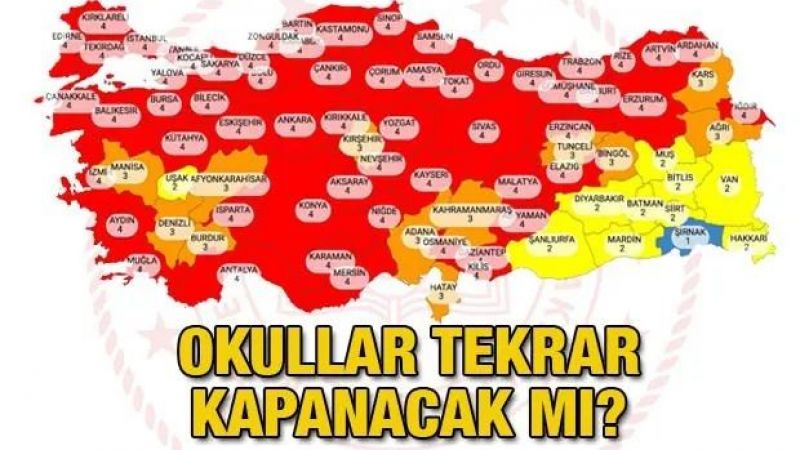 Ankara'da Okullar Tekrar Kapanacak Mı 2021! Yüksek Riskli Ankara'da Okullar Açık Mı, Kapanacak Mı, Yüz Yüze Eğitim Var Mı? 1