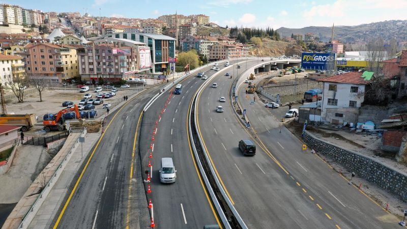 Ankara'da Ayaş yolu ve Hasköy köprülü kavşağı hizmete açıldı 12