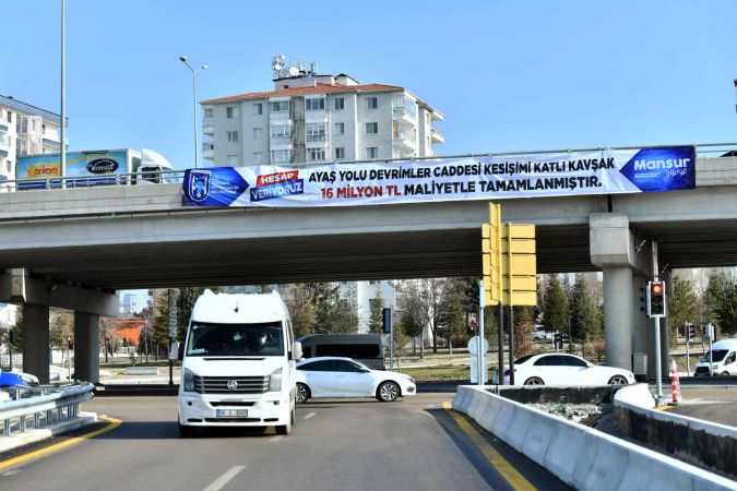 Ankara'da Ayaş yolu ve Hasköy köprülü kavşağı hizmete açıldı 1