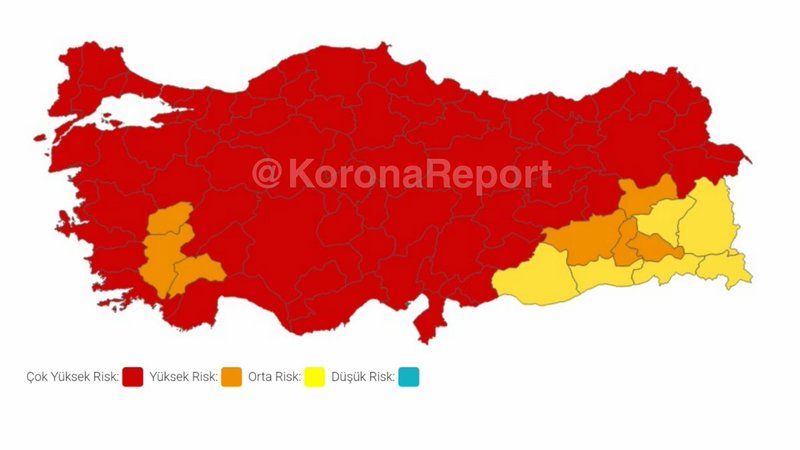 Ankara Koronavirüs Salgını Bitmek Bilmiyor! Ülkede Kırmızı Olmayan Tek Bir Yer Kalmadı! Vatandaş İsyanda, Artık Ne Olacağı Bile Bilinmiyor! 3