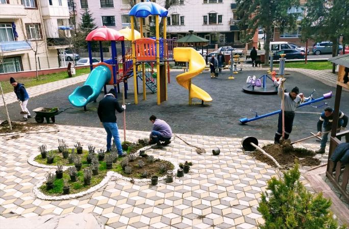 Ankara Keçiören Belediyesi'nde Ağaç ve Çiçek Dikme Çalışmaları Hızlandı! 15