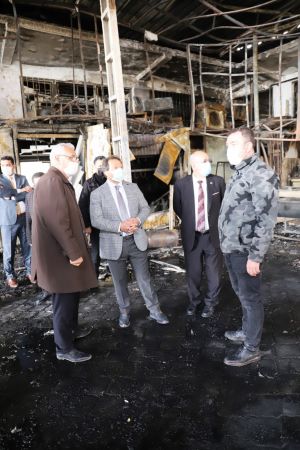 ANKESOB Başkanı Mehmet Yiğiner "Kızılcahamam'da Yangında İş Yerleri Zarar Gören Esnafımızın Yanındayız" 6
