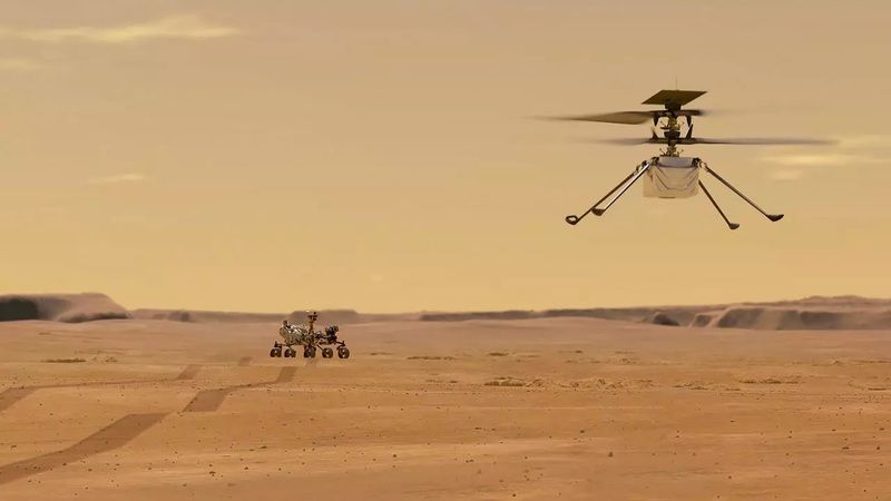 Mars'tan Haber Var! Mini Helikopterin Uçuş Kayıtları Dünyaya Ulaştı! 1