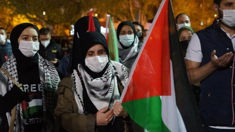 Filistin İçin Pandemi Yasaklarına Ara! Memur-Sen'den Mescid-i Aksa Protestosu! 2