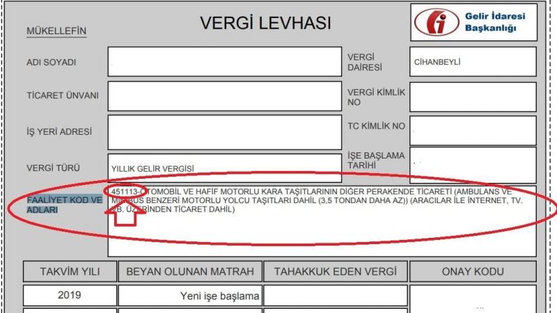 Vergi Levhasında NACE Kodu Nerede Yazar? Hibe Desteğinden Hangi Esnaflar Yararlanacak? 3