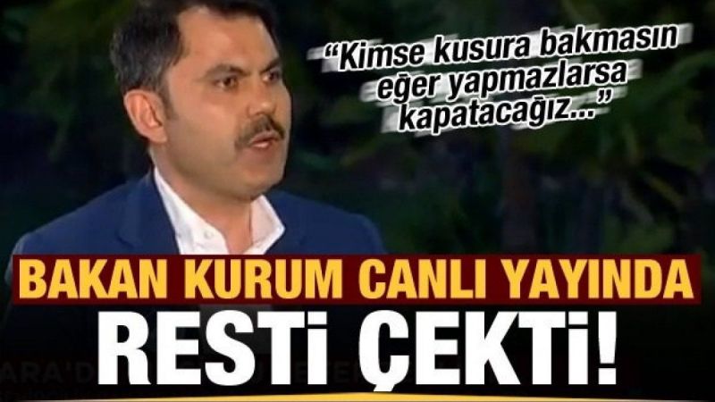 Bakan Murat Kurum Merak Edilenleri Cevapladı! İşte Canlı Yayın İçeriği! 3