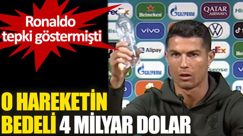 Ronaldo Elinin Tersi İle İtti! Şirket 4 Milyar Dolar Kaybetti! Yıldız Futbolcunun Kola Hareketi Olay Oldu! 1