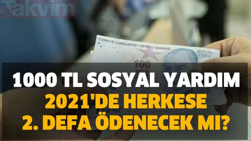 Sosyal Yardım Alanlara Bayram Parası Ödenecek Mi ? 1100 TL Yardım Ne Zaman Verilecek ? 1