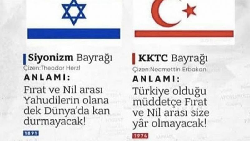 KKTC Bayrağı Neden İsrail Bayrağı'na Benziyor? Kıbrıs Bayrağının Anlamı Ne? Kuzey Kıbrıs Türk Cumhuriyeti Bayrağını Kim Tasarladı? 2