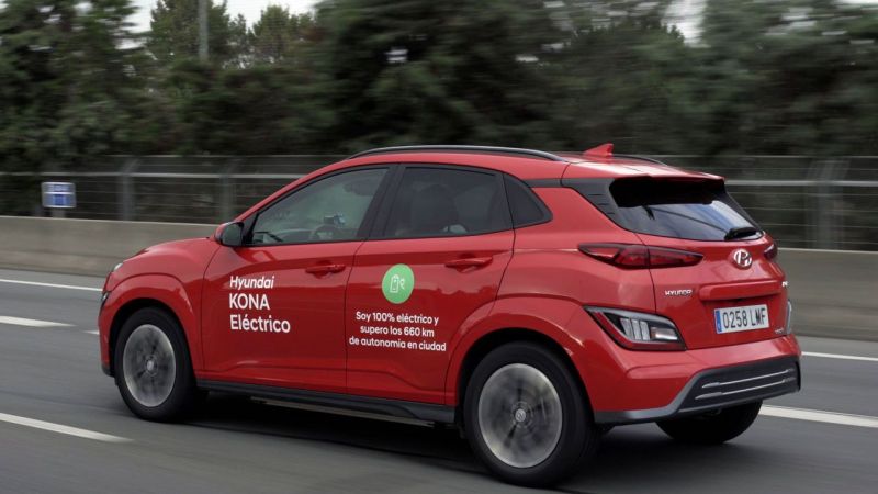 Hyundai KONA Electric, Menzil Rekoru Kırdı Tek Şarjla Toplam 790 Kilometre 1