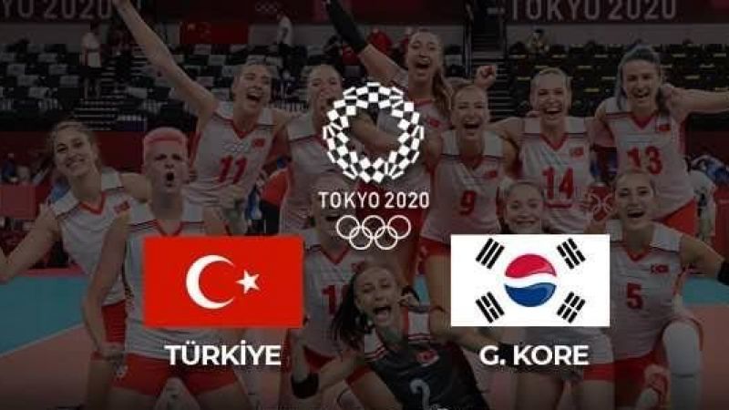 Türkiye Güney Kore Maçı Ne Oldu? Türkiye-Güney Kore Voleybol Maçı özeti izle? 1