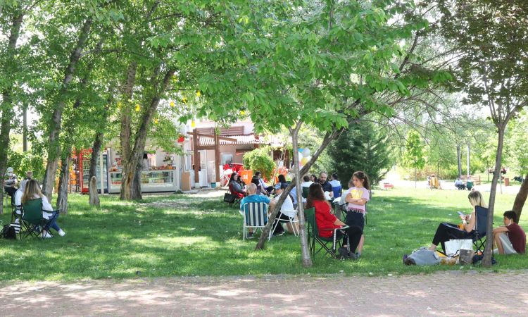 Ankara'da yaz sıcaklığına çare Çankaya parkları 1