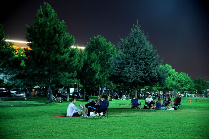 Ankara'da yaz sıcaklığına çare Çankaya parkları 7