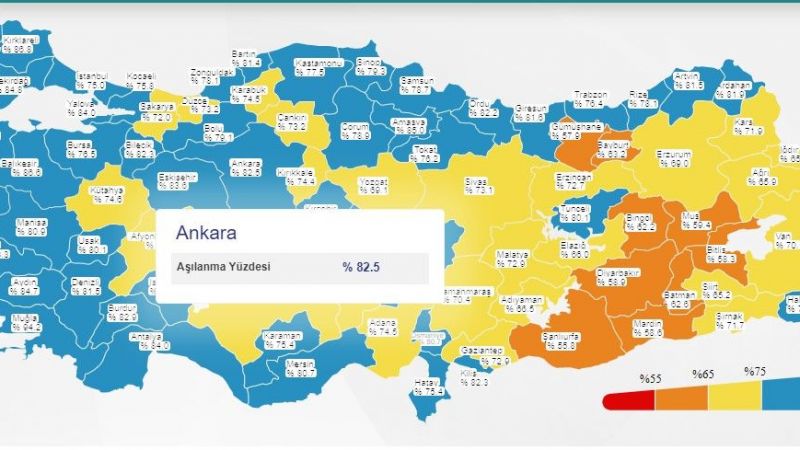Ankara'nın Korona Rengi Ne Oldu? Ankara Riskli Şehir Mi? Ankara’da Aşılanma Oranı Nedir? 4