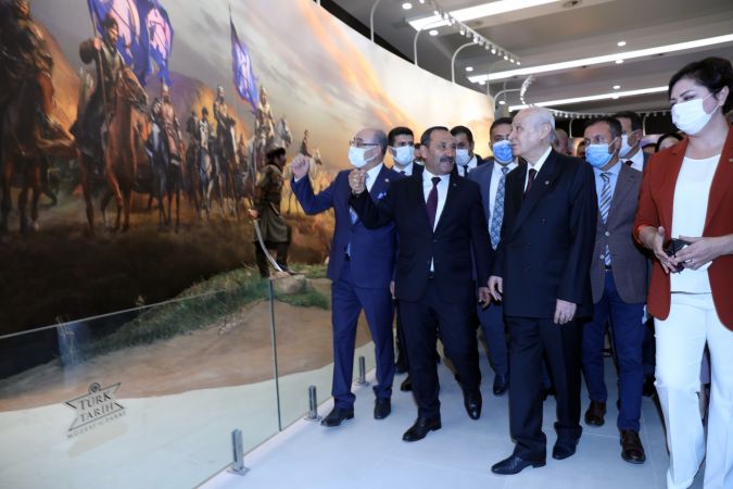 Ankara'da Türk Tarih Müzesi ve Parkı MHP Lideri Devlet Bahçeli tarafından hizmete açıldı 4