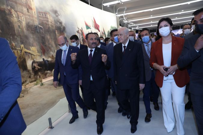 Ankara'da Türk Tarih Müzesi ve Parkı MHP Lideri Devlet Bahçeli tarafından hizmete açıldı 5