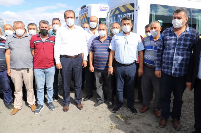 Ankara'da Tüm Servis Araçları Dezenfekte Ediliyor! Tüm Şoförler Aşılarını Oldu, Servis Araçlarında Öncelik Hijyen! 7