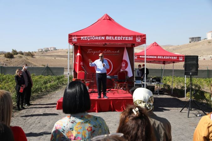 Keçiören’de ATA tohumunun lezzetli mahsulleri hasat edildi 2