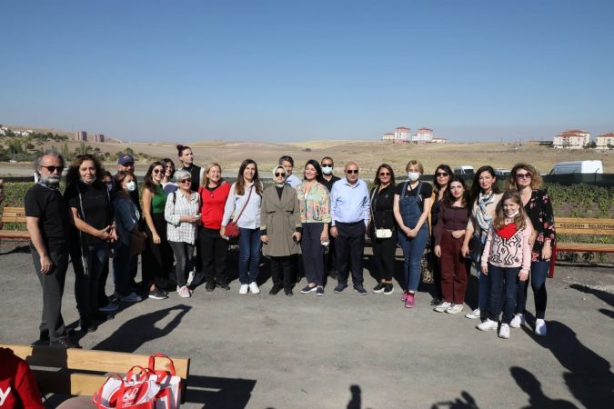 Keçiören’de ATA tohumunun lezzetli mahsulleri hasat edildi 6