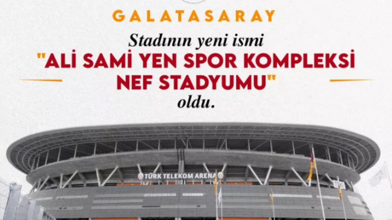 Galatasaray Stadının Yeni Adı Ne Oldu? Galatasaray Stat Sponsoru NEF Kimin? Erden Timur Kimdir, Kaç Yaşında, Nereli? 3
