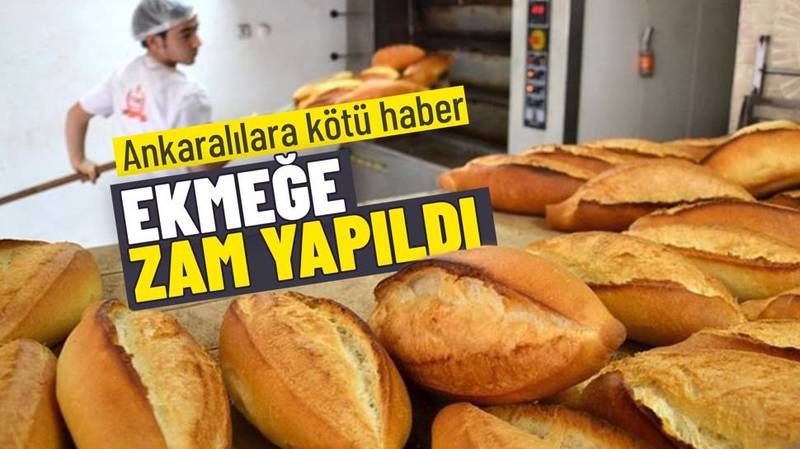 Ankara'da Ekmeğe Zam Var Mı? Ankara'da Ekmek Fiyatı Kaç TL? İşte Ankara Fırıncılar Odası Ekmek Fiyatları 2021 2