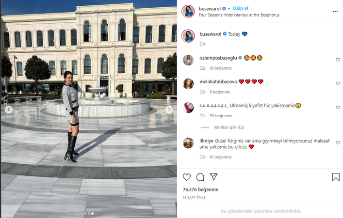 Alişan’ın Eşi Buse Varol Minicik Elbisesini Giydi, Instagram’ı Yaktı! Fiziğini Sergiledi, Vücuduna Yapışan Kıyafetiyle Akılları Başlardan Aldı! “Aman Buse!” 3