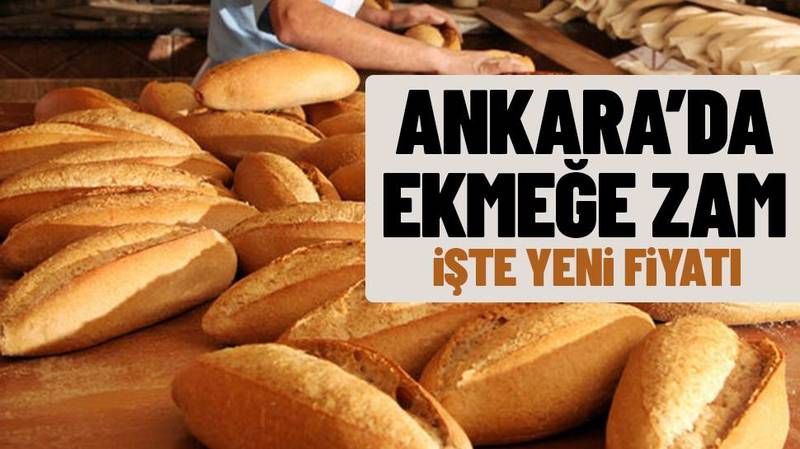 Ankara'da 200 GR EKMEK  4 TL Oldu! Normal Ekmek Fiyatları Ankara'da 5 Temmuz'da Bu Fiyattan Satılacak! 1