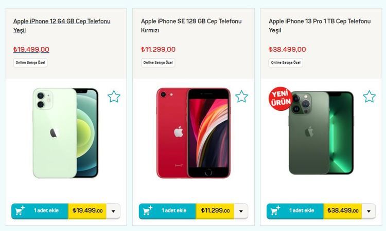 iPhone Cep Telefonlarına İndirimli Kampanya! A101 ve CarrefourSA Market Apple iPhone 11,12 ve 13  Telefon Fiyatlarını Düşürdü! İşte 1 Ağustos iPhone Güncel Fiyat Listesi! 4