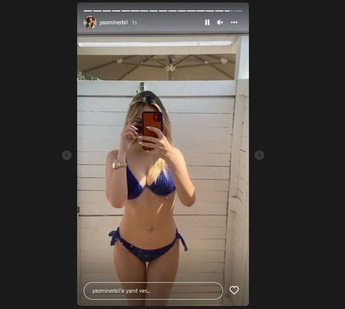 Mehmet Ali Erbil’in Kızı Yasmin Erbil Masmavi Bikinisiyle Instagram’ı Salladı! “Baban Görse Kalpten Gidecek!” Yorumlar Milyonları Tir Tir Titretiyor… 3