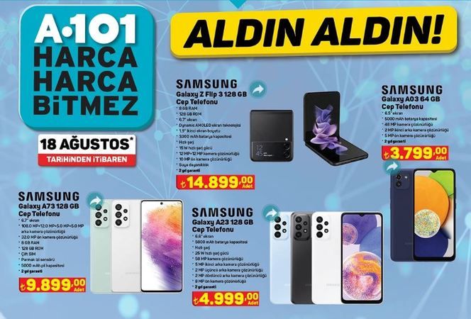 A101’den Müjde! Samsung Telefonlar, Tabletler Philips Televizyonlar, Yarı Fiyatına Satışa Sunuluyor! İşte A101’deki Dev Teknoloji İndirimi! 2